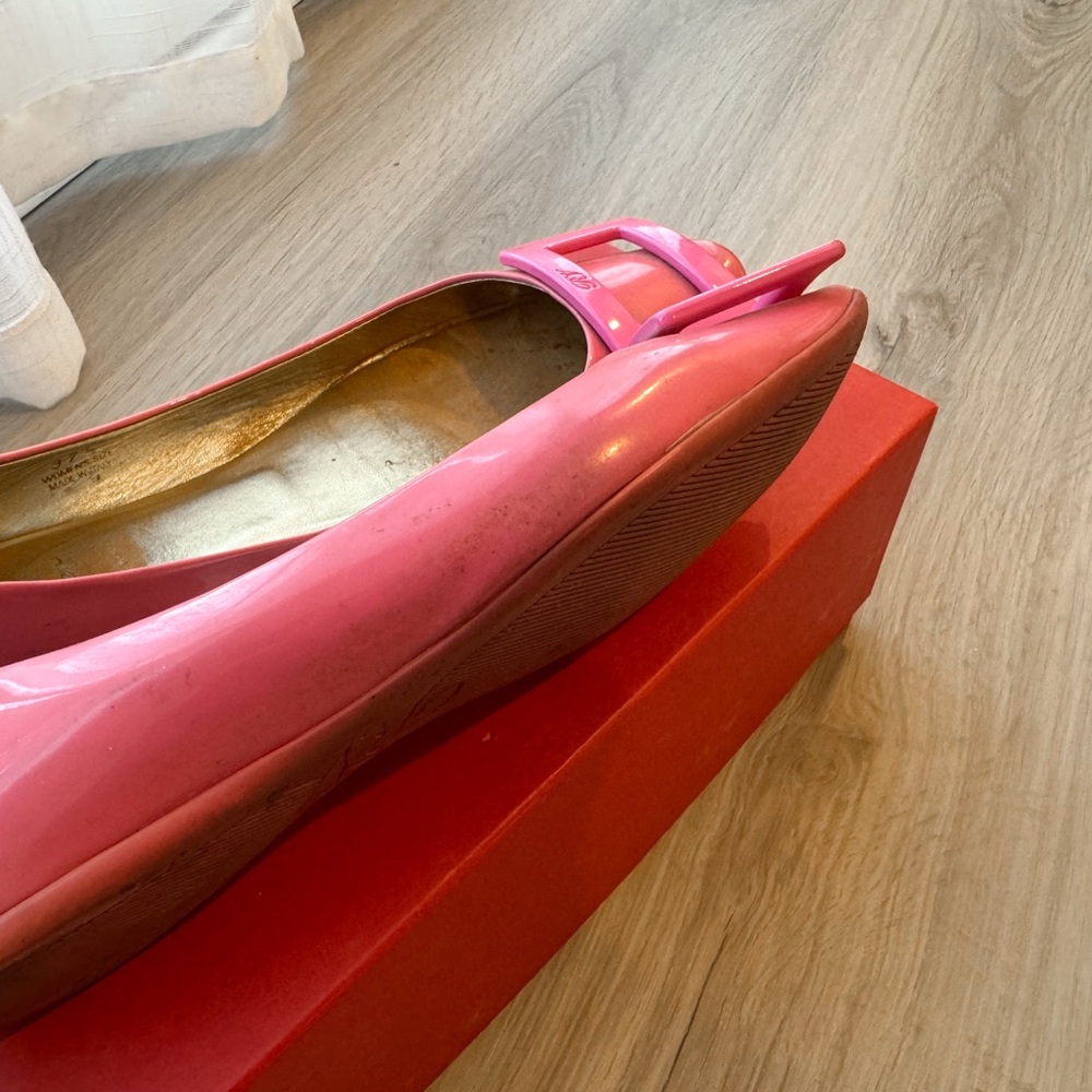 Authentic Roger Vivier Pink Gommette Flats - Picture 8 of 9